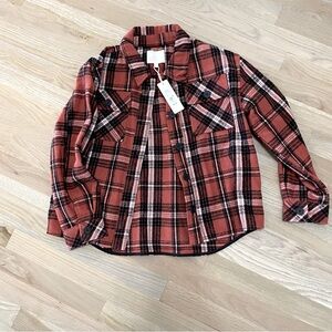 NWT GB girls size extra large shacket.